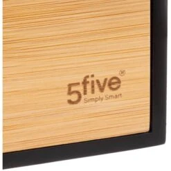 Contenitore Rettangolare Angolare In Bambù Bava, 3 Cassetti, Nero - 5 Five Simply Smart -Armonia Casa 83781200 3