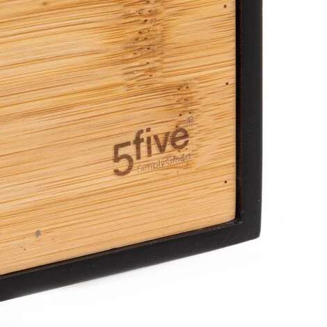 Armadio A 3 Cassetti In Bambù Bava Nero - 5 Five Simply Smart 3 Armadio A 3 Cassetti In Bambù Bava Nero - 5 Five Simply Smart - immagine 3