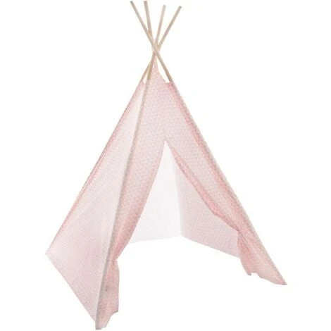 Decorazione Rosa Tipi H160 - Tipi, Rosa, Poliestere, Legno, Dimensioni 120x160x120 Cm - Atmosphera Créateur D'intérieur 1 Decorazione Rosa Tipi H160 - Tipi, Rosa, Poliestere, Legno, Dimensioni 120x160x120 Cm - Atmosphera Créateur D'intérieur