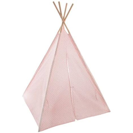 Decorazione Rosa Tipi H160 - Tipi, Rosa, Poliestere, Legno, Dimensioni 120x160x120 Cm - Atmosphera Créateur D'intérieur 4 Decorazione Rosa Tipi H160 - Tipi, Rosa, Poliestere, Legno, Dimensioni 120x160x120 Cm - Atmosphera Créateur D'intérieur - immagine 4