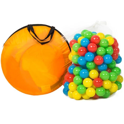 Tenda Gioco Per Bambini A Piramide Con Tunnel, 200 Sfere E Borsa - Giocattoli, Giochi Palline, Casetta Per Bambini 3 Tenda Gioco Per Bambini A Piramide Con Tunnel, 200 Sfere E Borsa - Giocattoli, Giochi Palline, Casetta Per Bambini - immagine 3