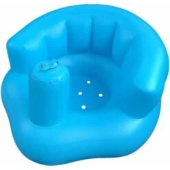 Sedile Per L'apprendimento Del Bambino Sedile Gonfiabile Multifunzionale Seggiolino Per Bambini, Blu