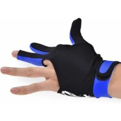 Pezzo Elastico Lycra 3 Finger Pool E Guanto Da Biliardo Uomo Donna Stretch Con Guanto Da Biliardo A Tre Dita - Blu L -Armonia Casa 85913002 4