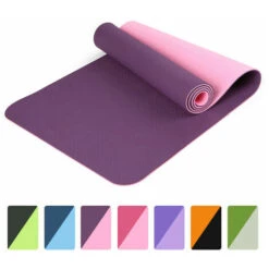 Tappetino Yoga Antiscivolo GTA, 72X24 Pollici, Blu -Armonia Casa 86185486 4