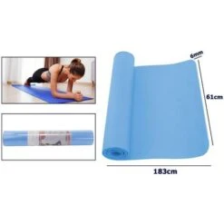 TAPPETINO YOGA FITNESS TAPPETO PALESTRA AEROBICA PILATES GINNASTICA 180 X 60CM 6 -Armonia Casa 86602287 4