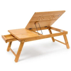 Tavolino Vassoio Da Letto Divano In Bambu' PC Tablet Pieghevole Legno Naturale 9 Tavolino Vassoio Da Letto Divano In Bambu' PC Tablet Pieghevole Legno Naturale -Armonia Casa 87554825 5