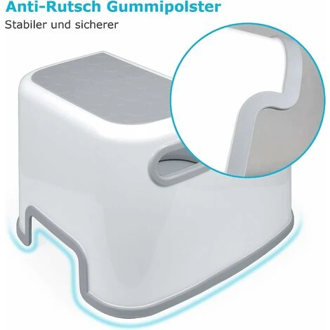 HIASDFLS Sgabello Per Bambini , Sgabello Per Bambini , Sgabello Per Bambini , Sgabello Per Bambini , Sgabello Antiscivolo , Sgabello Per Bambini Per Bagno/WC/Cucina/Soggiorno 2 HIASDFLS Sgabello Per Bambini , Sgabello Per Bambini , Sgabello Per Bambini , Sgabello Per Bambini , Sgabello Antiscivolo , Sgabello Per Bambini Per Bagno/WC/Cucina/Soggiorno - immagine 2