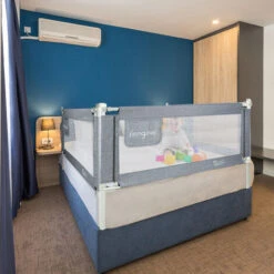 Sponde E Barriere Anticaduta Letto Cancelletto Di Protezione, 150 Cm, Per Neonati E Bambini HENGMEI -Armonia Casa 88136368 3