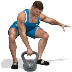 UMBRO Kettlebell Esercizio Fisico Fitness Peso In Ghisa Da 6 Kg Impugnatura Ergonomica -Armonia Casa 88781576 3