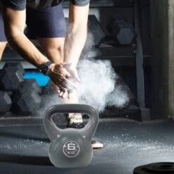 UMBRO Kettlebell Esercizio Fisico Fitness Peso In Ghisa Da 6 Kg Impugnatura Ergonomica -Armonia Casa 88781576 5