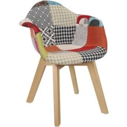 Poltrona Scandinava Per Bambini Patchwork