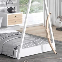 Lettino Per Bambini „Tipsy“ 160x80cm Bianco VitaliSpa -Armonia Casa 89967241 5