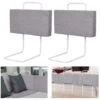 Hengda Sponda Letto Griglia Di Protezione Per Il Letto Bambini 50 Cm Barriere Per Letto Anticaduta Regolabile In Altezza Per Letto, Protezioni Laterali Regolabili, 2 Pezzo, Grigio Lino