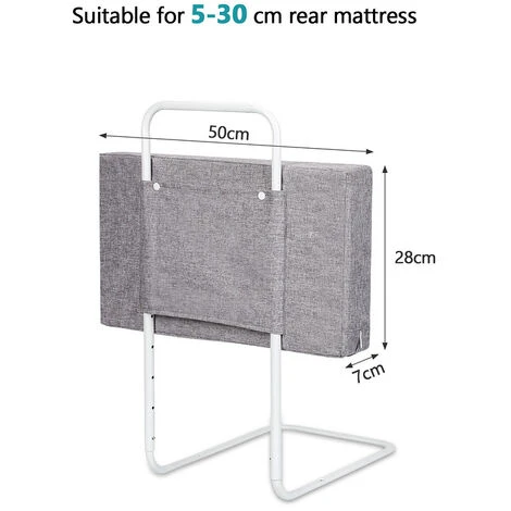 Hengda Sponda Letto Griglia Di Protezione Per Il Letto Bambini 50 Cm Barriere Per Letto Anticaduta Regolabile In Altezza Per Letto, Protezioni Laterali Regolabili, 2 Pezzo, Grigio Lino 2 Hengda Sponda Letto Griglia Di Protezione Per Il Letto Bambini 50 Cm Barriere Per Letto Anticaduta Regolabile In Altezza Per Letto, Protezioni Laterali Regolabili, 2 Pezzo, Grigio Lino - immagine 2