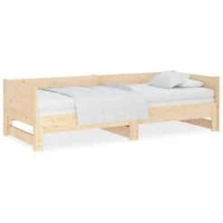 Dormeuse Estraibile In Legno Letto - Letto Per Adulti Massello Di Pino 2x(90x190) Cm -Armonia Casa 90446581 2