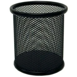 Bismark Portamatite Rotondo Nero A Griglia Nero