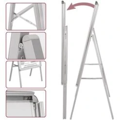 PrixPrime - Cavalletto Pubblicitario Tipo Pannello Per Poster A1 635x885x20 Mm -Armonia Casa 90823519 3