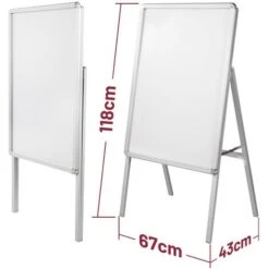 PrixPrime - Cavalletto Pubblicitario Tipo Pannello Per Poster A1 635x885x20 Mm -Armonia Casa 90823519 4
