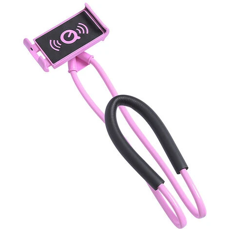 Supporto Universale Per Smartphone, Collo Appeso, Supporto Pigro Multifunzione A Rotazione Libera (rosa) 3 Supporto Universale Per Smartphone, Collo Appeso, Supporto Pigro Multifunzione A Rotazione Libera (rosa) - immagine 3