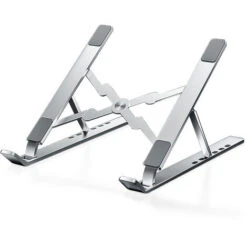Supporto PC Portatile Alluminio 6 Livelli Regolabile Porta Notebook, Pieghevole Raffreddamento Supporto Laptop Per MacBook PRO/Air, Lenovo, XPS, HP, Dell Computer Portatili E Tablet
