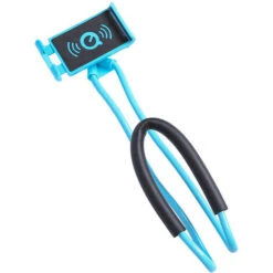Supporto Universale Per Smartphone, Collo Sospeso, Rotazione Libera Della Staffa Pigra Multifunzionale (blu)