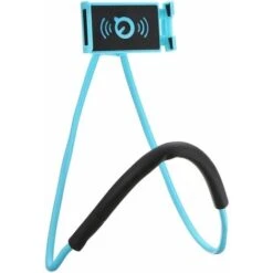 Supporto Universale Per Smartphone, Collo Sospeso, Rotazione Libera Della Staffa Pigra Multifunzionale (blu) -Armonia Casa 90982766 5