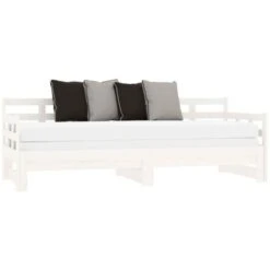 Dormeuse Estraibile - Letto Per Adulti Bianca Legno Massello Di Pino 2x(80x200) Cm BV662460 - BonneVie 8 Dormeuse Estraibile - Letto Per Adulti Bianca Legno Massello Di Pino 2x(80x200) Cm BV662460 - BonneVie -Armonia Casa 91043523 4