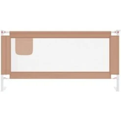 Sponda Letto Di Sicurezza Per Bambini - Sponde E Barriere Anticaduta Letto Tortora 180x25 Cm Tessuto BV675863 - BonneVie -Armonia Casa 91238871 3