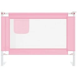 Sponda Letto Di Sicurezza Per Bambini - Sponde E Barriere Anticaduta Letto Rosa 90x25 Cm In Tessuto BV892690 - BonneVie -Armonia Casa 91240600 3