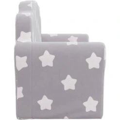 Divano Per Bambini 2 Posti - Divano Relax Sofa Grigio Chiaro Stelle Morbido Peluche BV788152 - BonneVie 8 Divano Per Bambini 2 Posti - Divano Relax Sofa Grigio Chiaro Stelle Morbido Peluche BV788152 - BonneVie -Armonia Casa 91515299 4