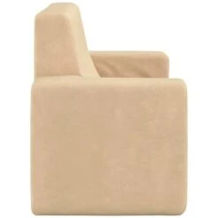 Divano Per Bambini A 2 Posti - Divano Relax Sofa Crema In Morbido Peluche BV556966 - BonneVie -Armonia Casa 91515300 4