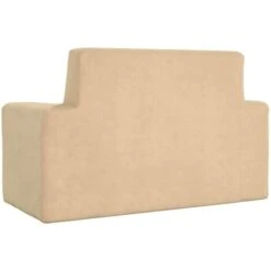 Divano Per Bambini A 2 Posti - Divano Relax Sofa Crema In Morbido Peluche BV556966 - BonneVie -Armonia Casa 91515300 5
