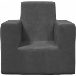 Divano Per Bambini - Divano Relax Sofa Antracite In Morbido Peluche BV221693 - BonneVie 7 Divano Per Bambini - Divano Relax Sofa Antracite In Morbido Peluche BV221693 - BonneVie -Armonia Casa 91515847 3