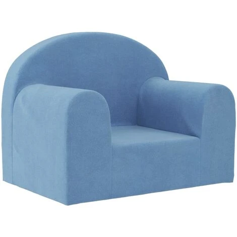 Divano Per Bambini - Divano Relax Sofa Blu In Morbido Peluche BV173515 - BonneVie 2 Divano Per Bambini - Divano Relax Sofa Blu In Morbido Peluche BV173515 - BonneVie - immagine 2