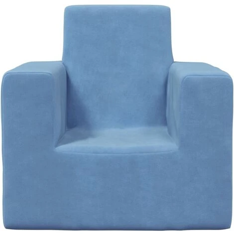 Divano Per Bambini - Divano Relax Sofa Blu In Morbido Peluche BV754272 - BonneVie 3 Divano Per Bambini - Divano Relax Sofa Blu In Morbido Peluche BV754272 - BonneVie - immagine 3