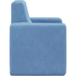 Divano Per Bambini - Divano Relax Sofa Blu In Morbido Peluche BV754272 - BonneVie 8 Divano Per Bambini - Divano Relax Sofa Blu In Morbido Peluche BV754272 - BonneVie -Armonia Casa 91515888 4