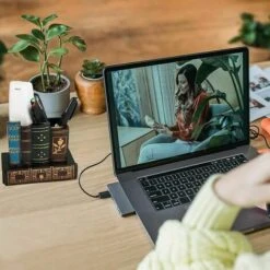 Portapenne In Legno, Portapenne In Legno Vintage, Portapenne Multifunzionale, Organizer Da Scrivania A Forma Di Libro In Legno, Portapenne Per Trucco Con Cassetto, Adatto Per Casa, Ufficio -Armonia Casa 92045246 5