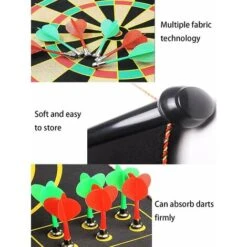 Bersaglio Freccette Magnetico 38cm Con 6 Freccette -Armonia Casa 92608560 2