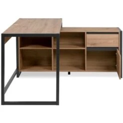 Scrivania Angolare Reversibile Quercia Antracite Denver37A 7 Scrivania Angolare Reversibile Quercia Antracite Denver37A -Armonia Casa 92746530 3