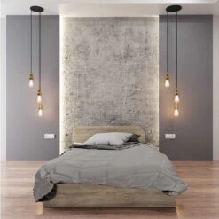 Letto Una Piazza E Mezza Contenitore 120x190cm Rovere Sonoma Carducci