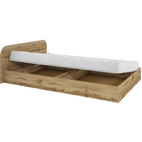 Letto Una Piazza E Mezza Contenitore 120x190cm Oldwook Carducci 2 Letto Una Piazza E Mezza Contenitore 120x190cm Oldwook Carducci - immagine 2