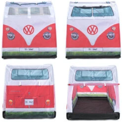 Volkswagen Camper Van Tenda Per Bambini Rosso -Armonia Casa 93828122 3
