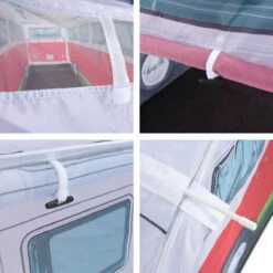 Volkswagen Camper Van Tenda Per Bambini Rosso -Armonia Casa 93828122 4