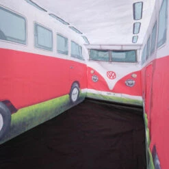 Volkswagen Camper Van Tenda Per Bambini Rosso -Armonia Casa 93828122 5