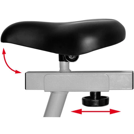 Christopeit Cyclette AL2 Ergometro Argento/nero 4 Christopeit Cyclette AL2 Ergometro Argento/nero - immagine 4