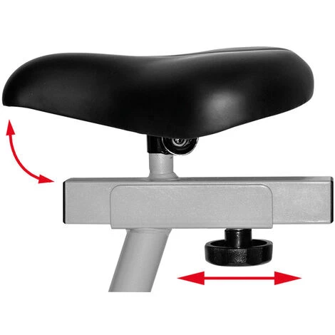 Christopeit Cyclette AL1 II Argento/nero 4 Christopeit Cyclette AL1 II Argento/nero - immagine 4