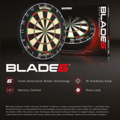 Winmau Blade 6 Bersaglio Per Freccette 9 Winmau Blade 6 Bersaglio Per Freccette -Armonia Casa 93859192 5