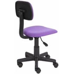 Sedia Poltrona Operativa Con Ruote Ufficio Cameretta Stanzetta In Tessuto Viola -Armonia Casa 93984427 3