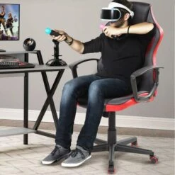 Sedia Poltrona Gaming Scrivana Ufficio Casa Regolabile Girevole Direzionale Ross -Armonia Casa 93984980 5