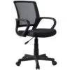 Poltrona Sedia Presidenziale Da Ufficio Direzionale Girevole Traspirante Nero